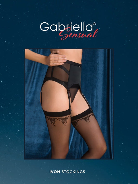 Bas fins porte-jarretelles Ivon - Gabriella