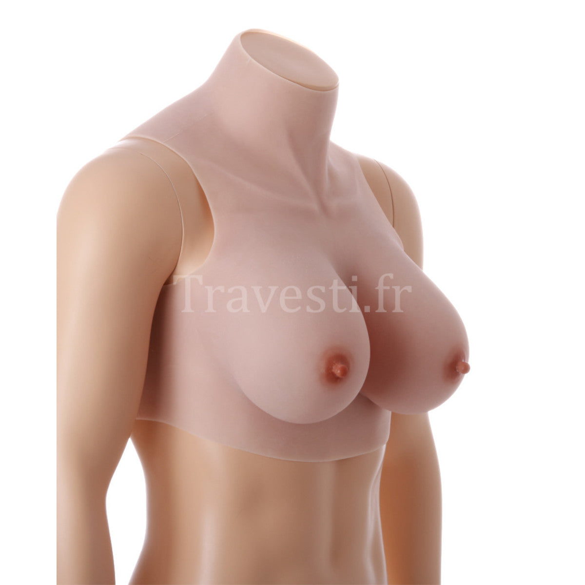 Poitrine à col montant, bonnet G, très clair