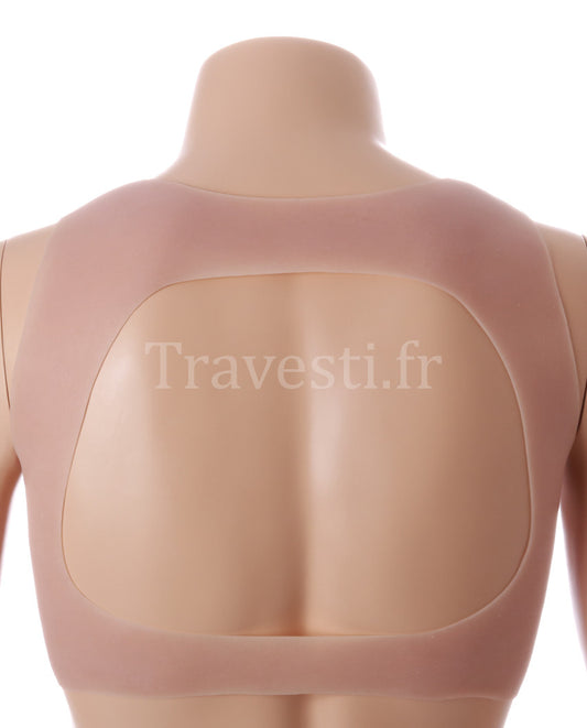 Poitrine à col rond, bonnet G, très clair