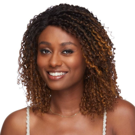 Perruque Yvette, châtain - Sepia