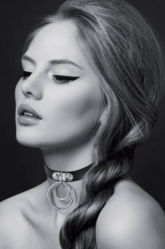 Collier ras de cou avec double anneau - Bijoux pour Toi