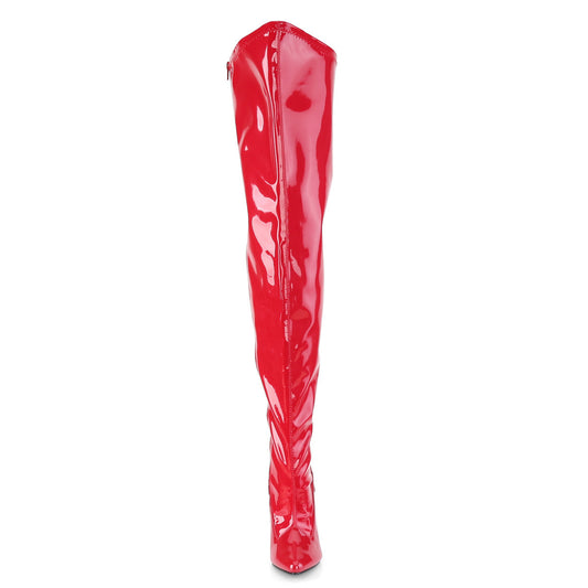 Cuissardes Seduce-3000WC, rouge verni - Pleaser