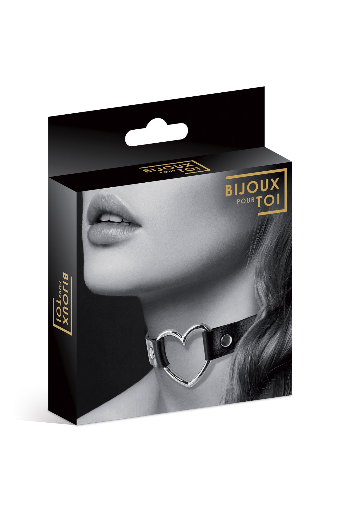 Collier ras du cou cœur en métal argenté - Bijoux pour toi