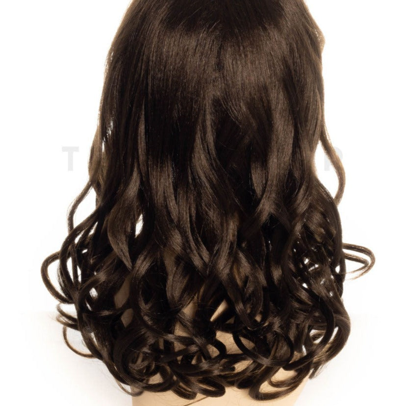 Perruque Catherine, châtain - Sepia