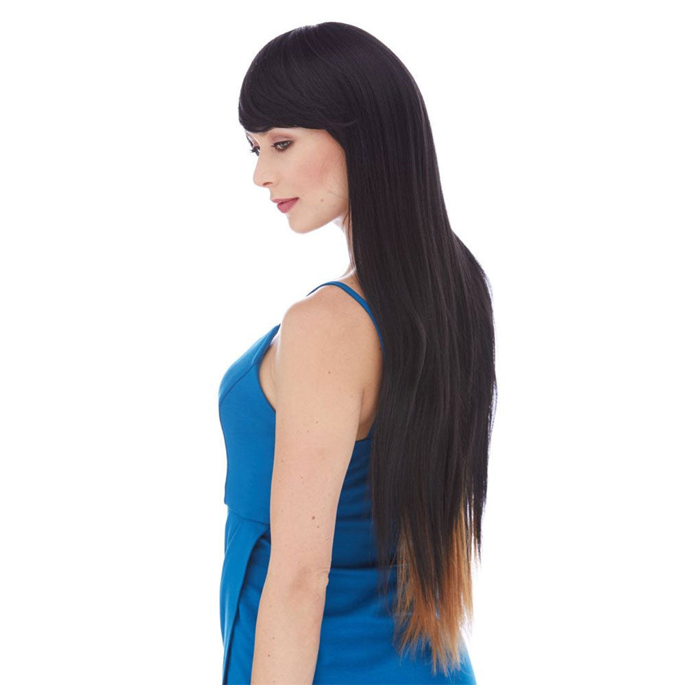 Perruque Nashville châtain Sepia de dos