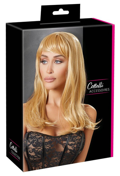 Perruque longue et lisse, blond - Cottelli Accessoires