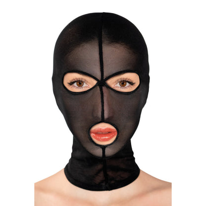 Cagoule fetish en fine résille - Fetish Tentation