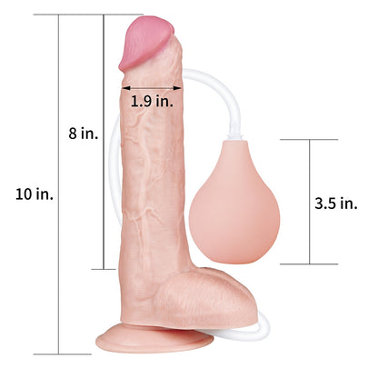 Gode éjaculateur Squirt 20 cm, chair - LoveToy