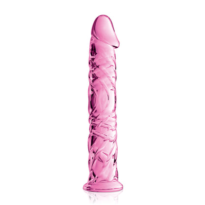 Gode réaliste en verre N°4, rose - Glossy Toys