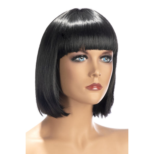 Perruque courte au carré pour travestis Sophie, brun - World Wigs