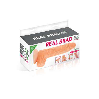 Real Brad gode ventouse avec prépuce 20 cm - Real Body