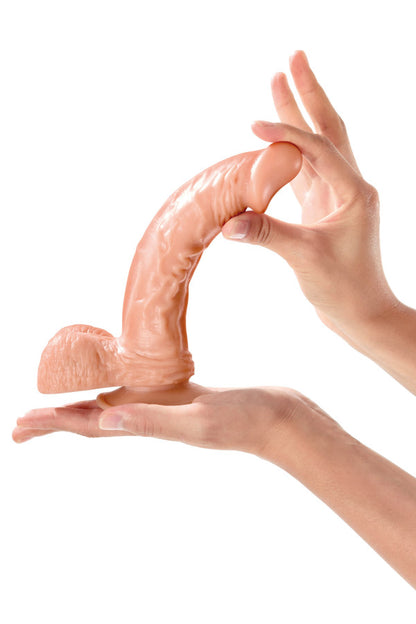 Gode ventouse réaliste 23 cm Real Bruce, chair - Real Body