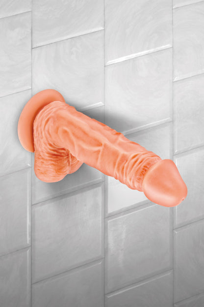 Gode ventouse réaliste 23 cm Real Bruce, chair - Real Body