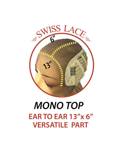 Perruque Shakira, blond platine - Sepia