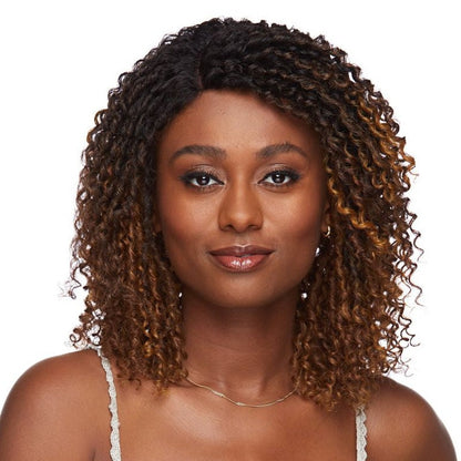 Perruque Yvette, châtain - Sepia