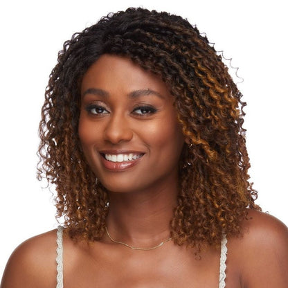 Perruque Yvette, châtain - Sepia