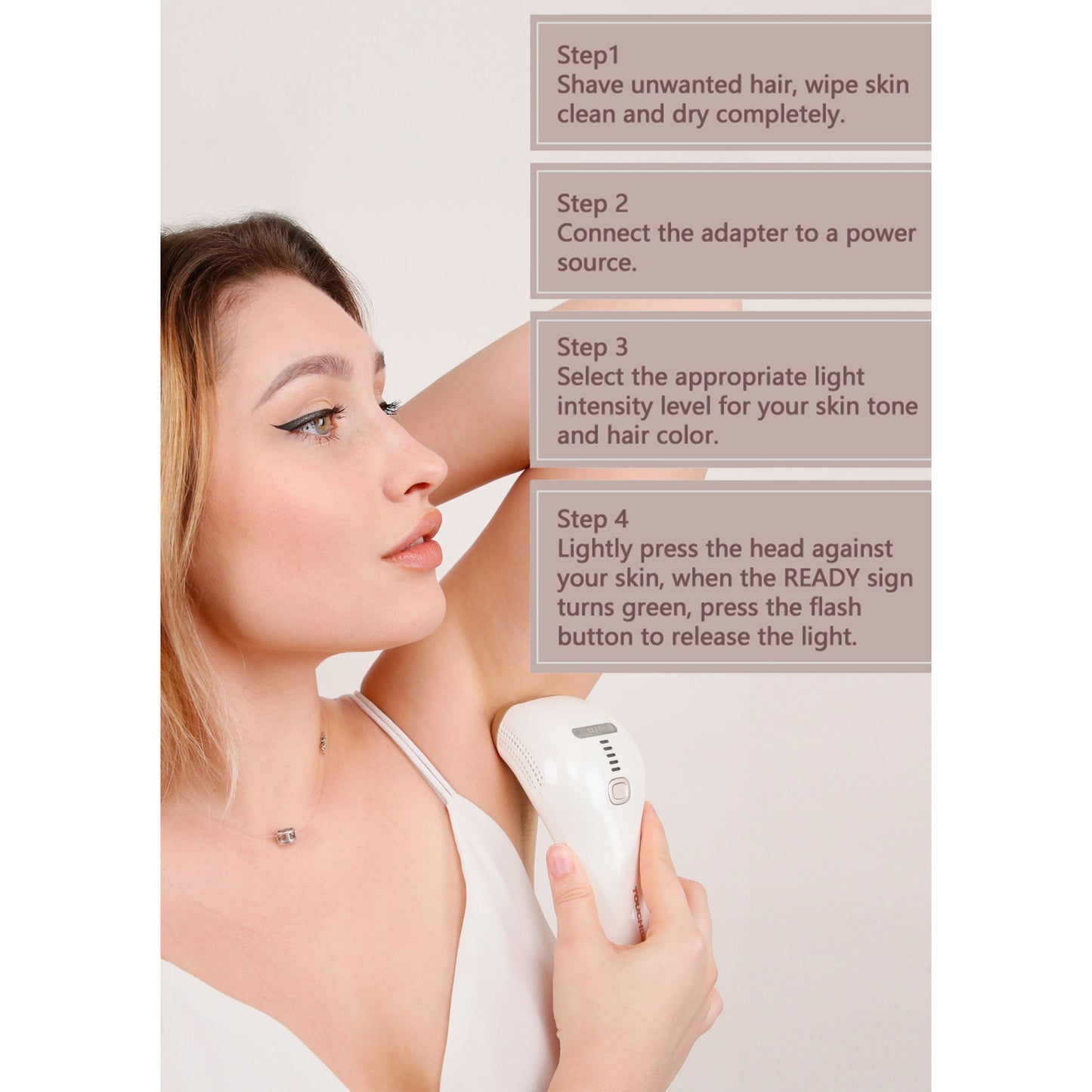 Épilateur à Lumière Pulsée (IPL) – Épilation Durable et Sans Douleur