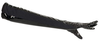 Gants longs en vinyle, noir - Black Level