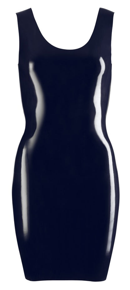 Robe moulante en latex, noir - Late X