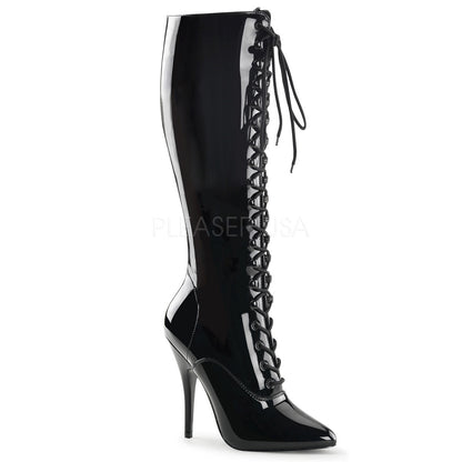 Bottes Seduce-2020, noir verni - Pleaser