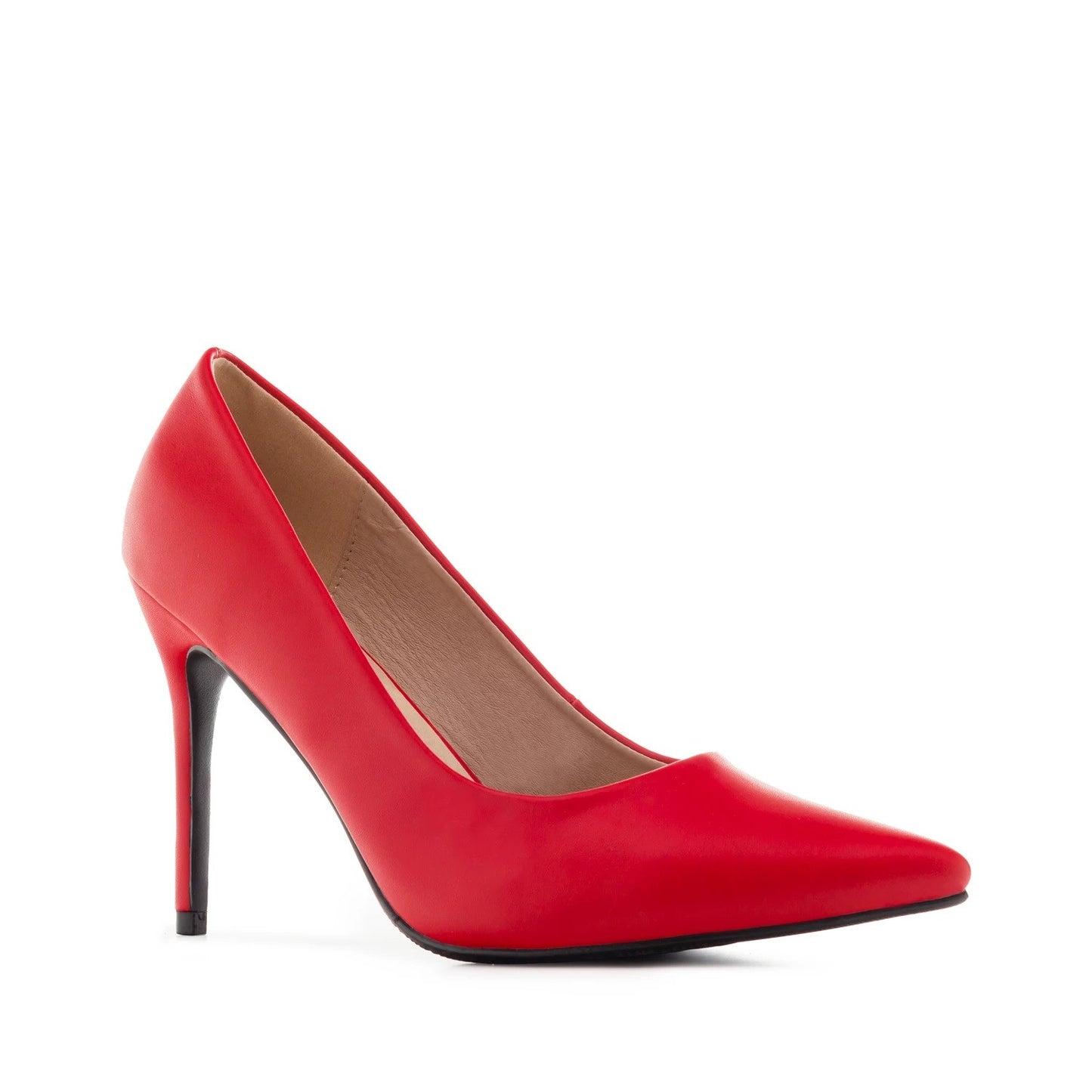 Stilettos AM5371, grande taille, rouge mat - Andrés Machado