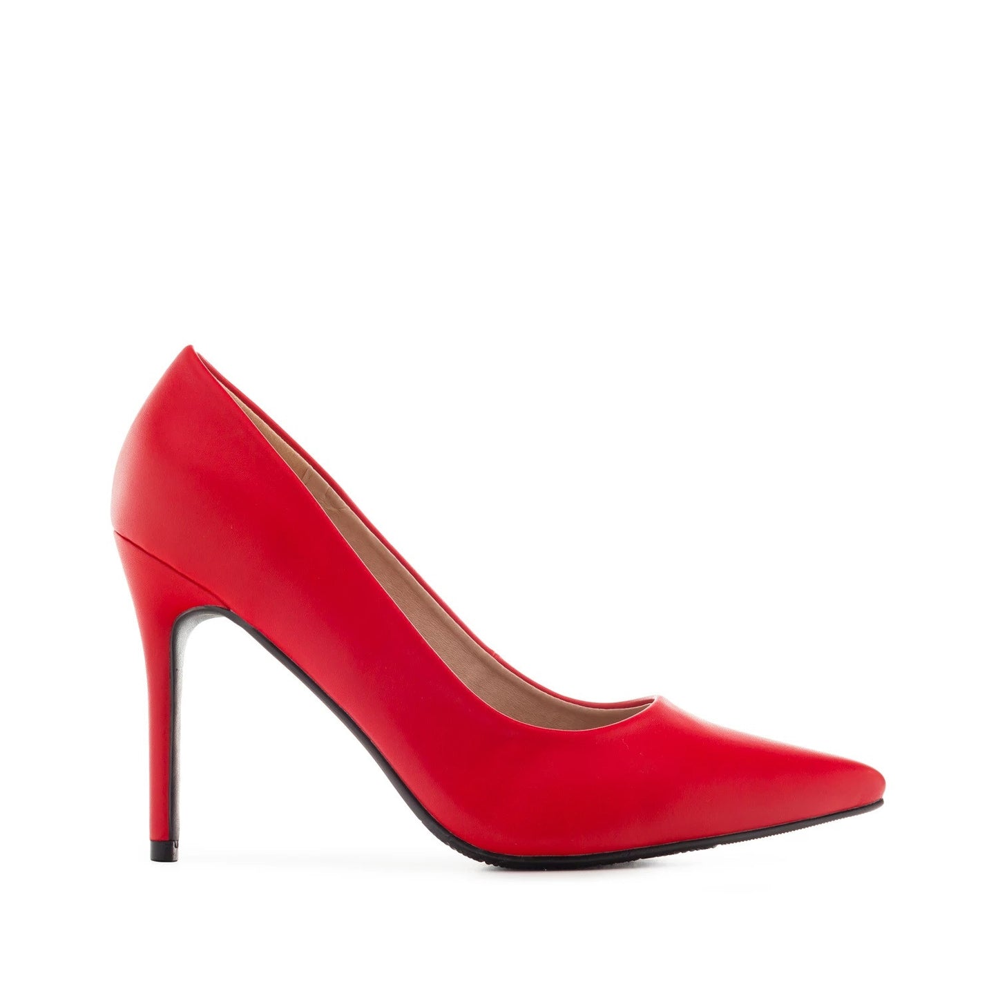 Stilettos AM5371, grande taille, rouge mat - Andrés Machado