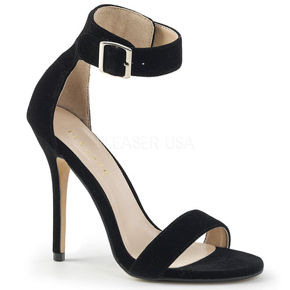 Sandales Amuse-10, velours noir - Pleaser