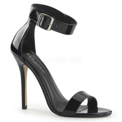 Sandales Amuse-10, noir verni - Pleaser