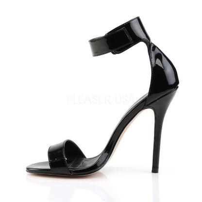 Sandales Amuse-10, noir verni - Pleaser