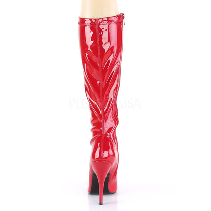 Bottes Seduce-2000, rouge verni - Pleaser