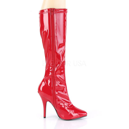 Bottes Seduce-2000, rouge verni - Pleaser