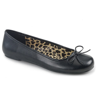 Ballerines Anna-01, noir mat - Pleaser