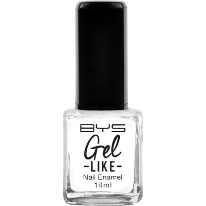Vernis gel, blanc pur - BYS