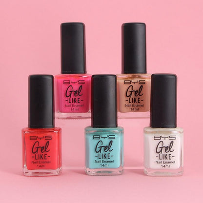 Vernis gel, blanc pur - BYS