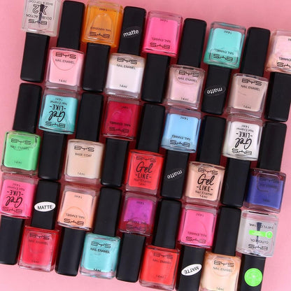 Vernis gel, blanc pur - BYS