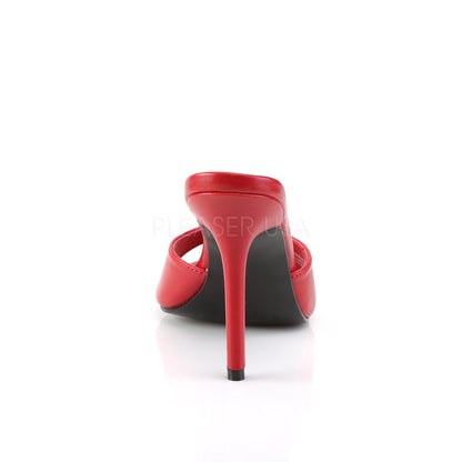 Mules Classique-01, rouge mat - Pleaser