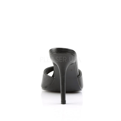 Mules Classique-01, noir mat - Pleaser