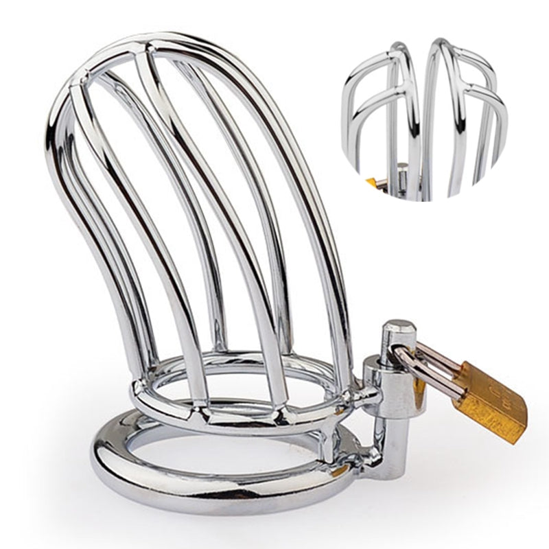 Cage de chasteté en métal Lineale - Cocklock