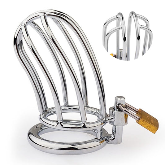 Cage de chasteté en métal Lineale - Cocklock