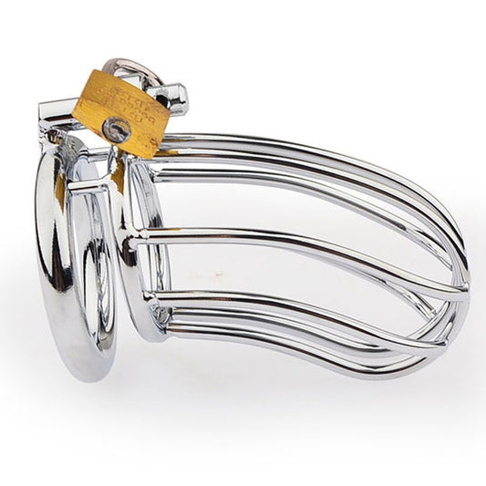 Cage de chasteté en métal Lineale - Cocklock