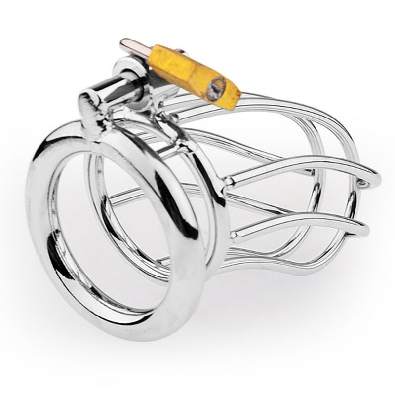 Cage de chasteté en métal Lineale - Cocklock