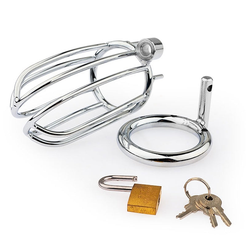 Cage de chasteté en métal Lineale - Cocklock