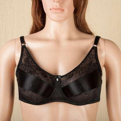 Soutien-gorge à poches pour prothèses mammaire Brace, noir - CrossGearX