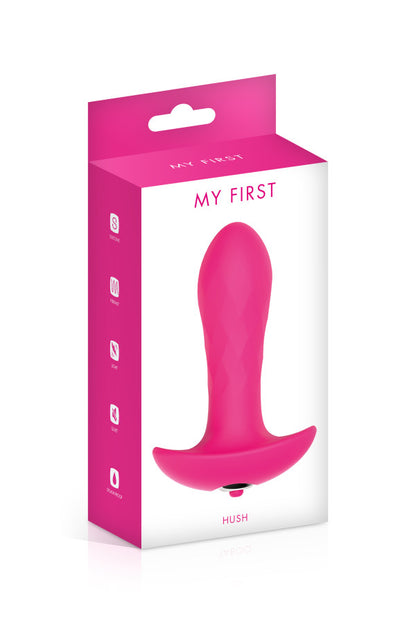 Plug anal vibrant Hush Plug, rose - My First