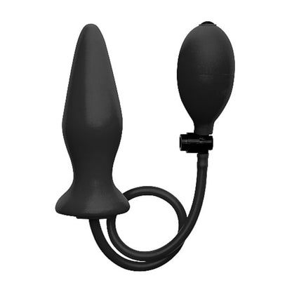 Plug gonflable en silicone, noir - Ouch!