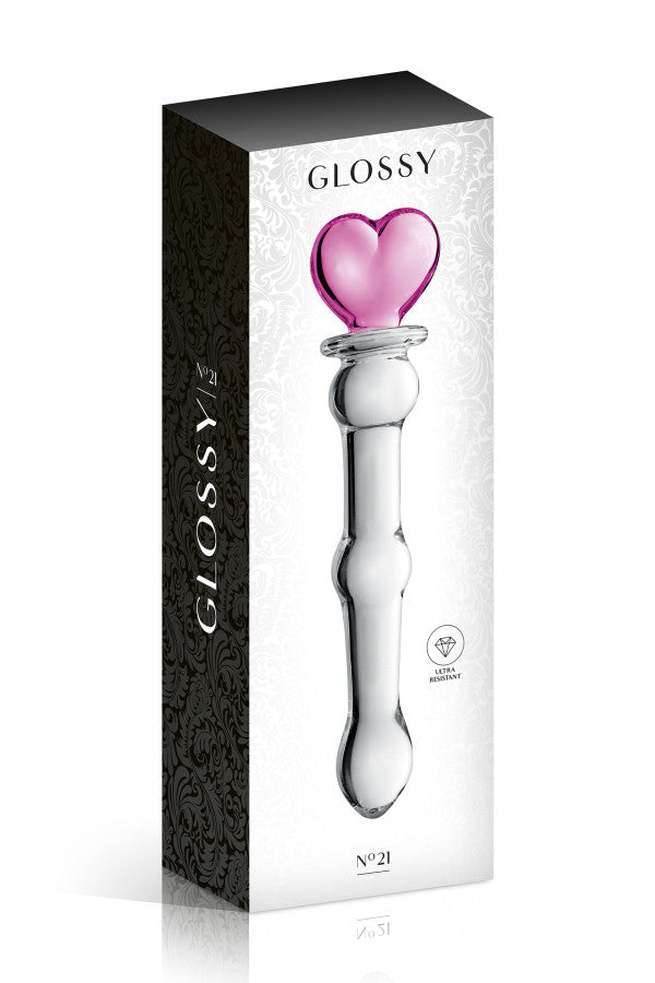 Gode en verre cœur N° 21 - Glossy Toys