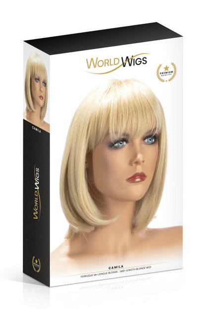 Perruque Camila, blond - World Wigs