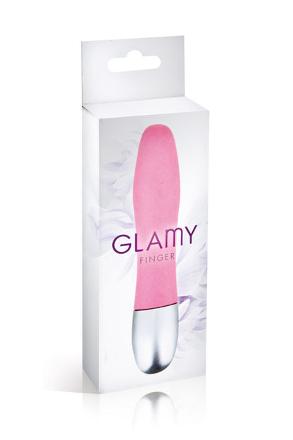 Mini-vibromasseur Finger, rose - Glamy