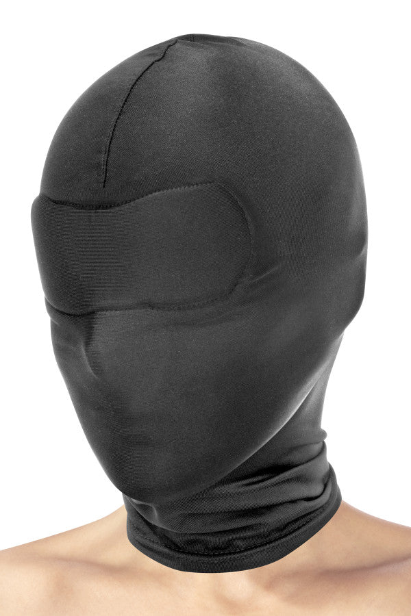 Cagoule entière extensible, noir - Fetish Tentation