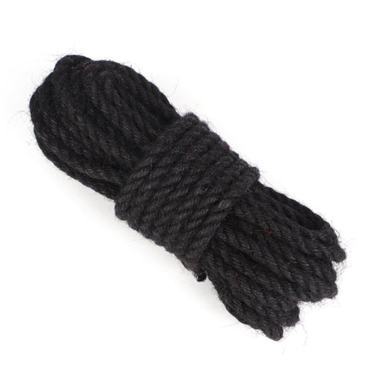 Corde de bondage en chanvre, noir - BDSMaster